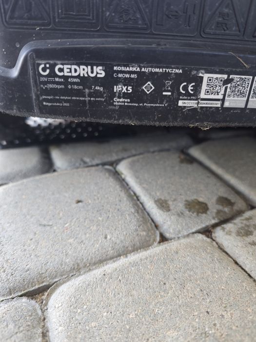 Robot koszący c mow 5 uszkodzony