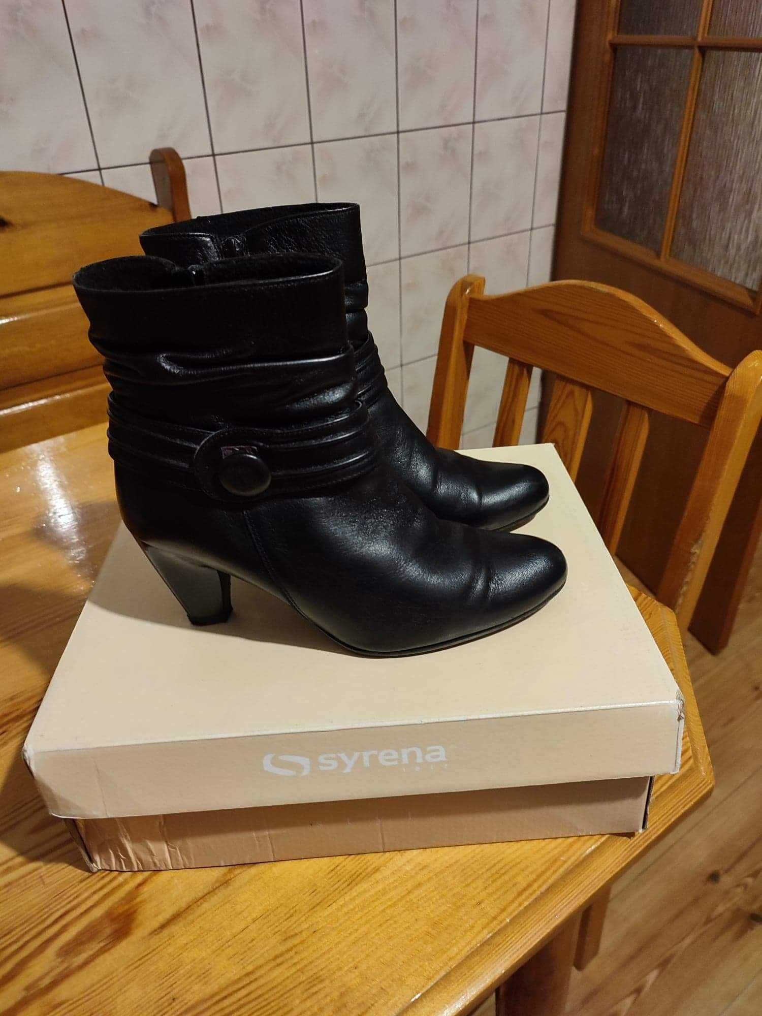 Skórzane buty r. 40