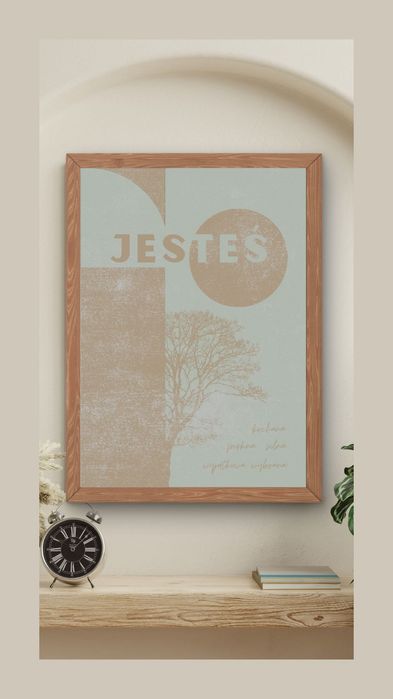 Plakat dla kobiet motywacyjny "Jesteś" Różne formaty