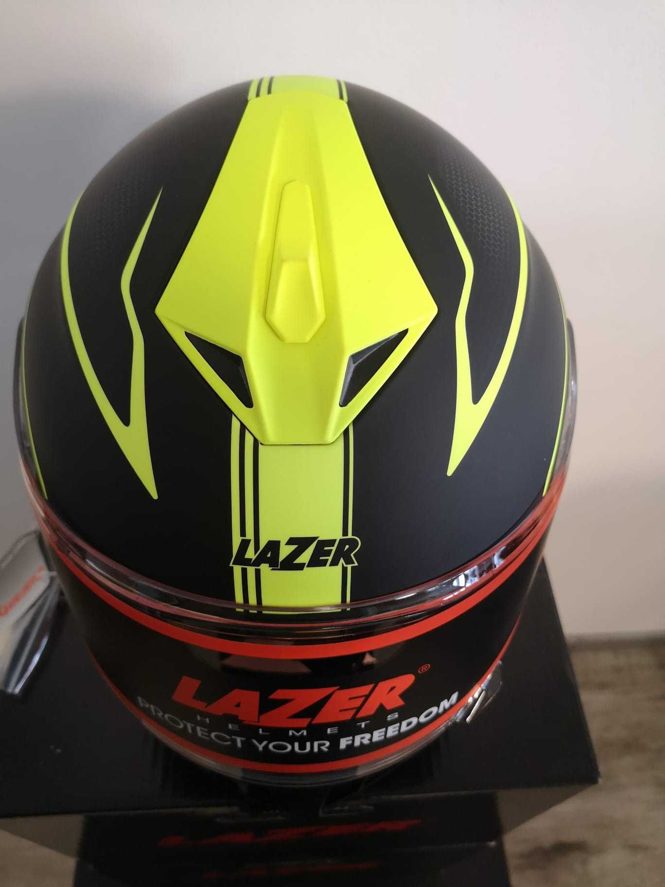Kask LAZER Vertigo EVO Race r. M, r. L, r. XL Black- Yellow Fluo- Matt