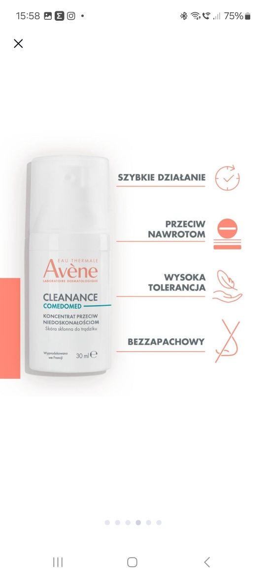 Avene Cleanance Comedomed koncentrat przeciw niedoskonałościom _ 20 ml