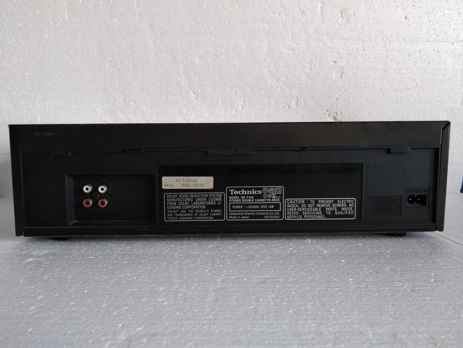 Leitor de Cassetes Duplo Technics RS-T130
