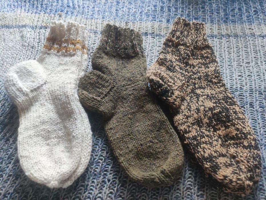 Обмен вязанные носки