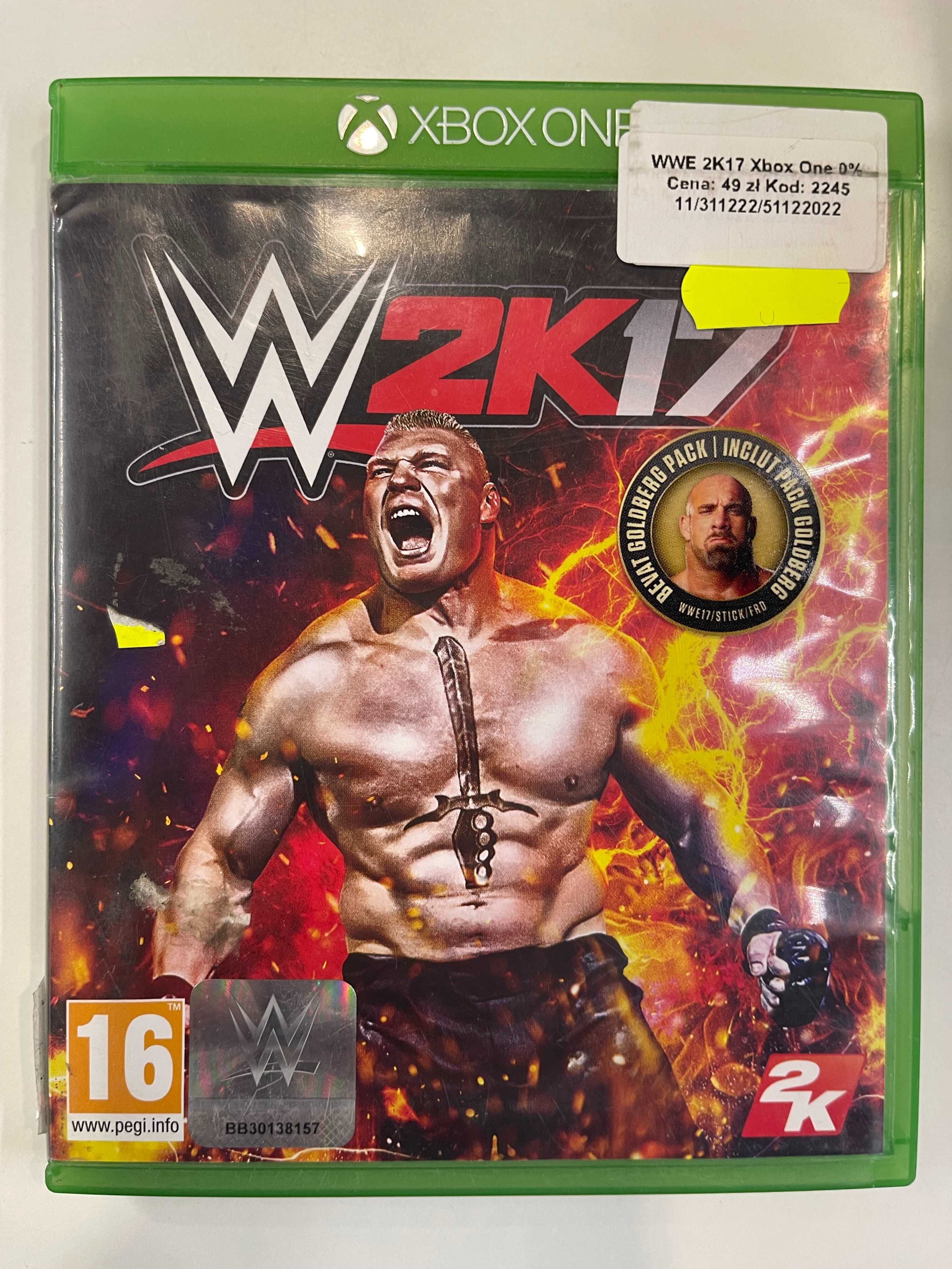 Gra WWE 2k17 Xbox One