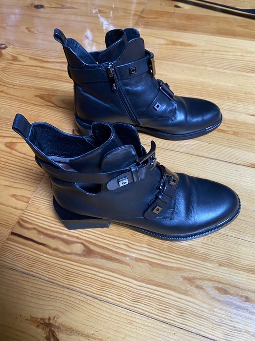 Шкіряні ботінки 37 розмір