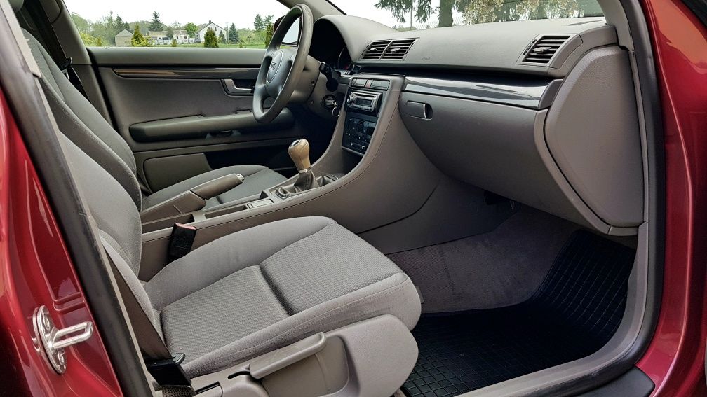 *WIŚNIOWA PIĘKNOŚĆ* Audi A4 Klimatronic Niski Przebieg Stan BDB Zobacz