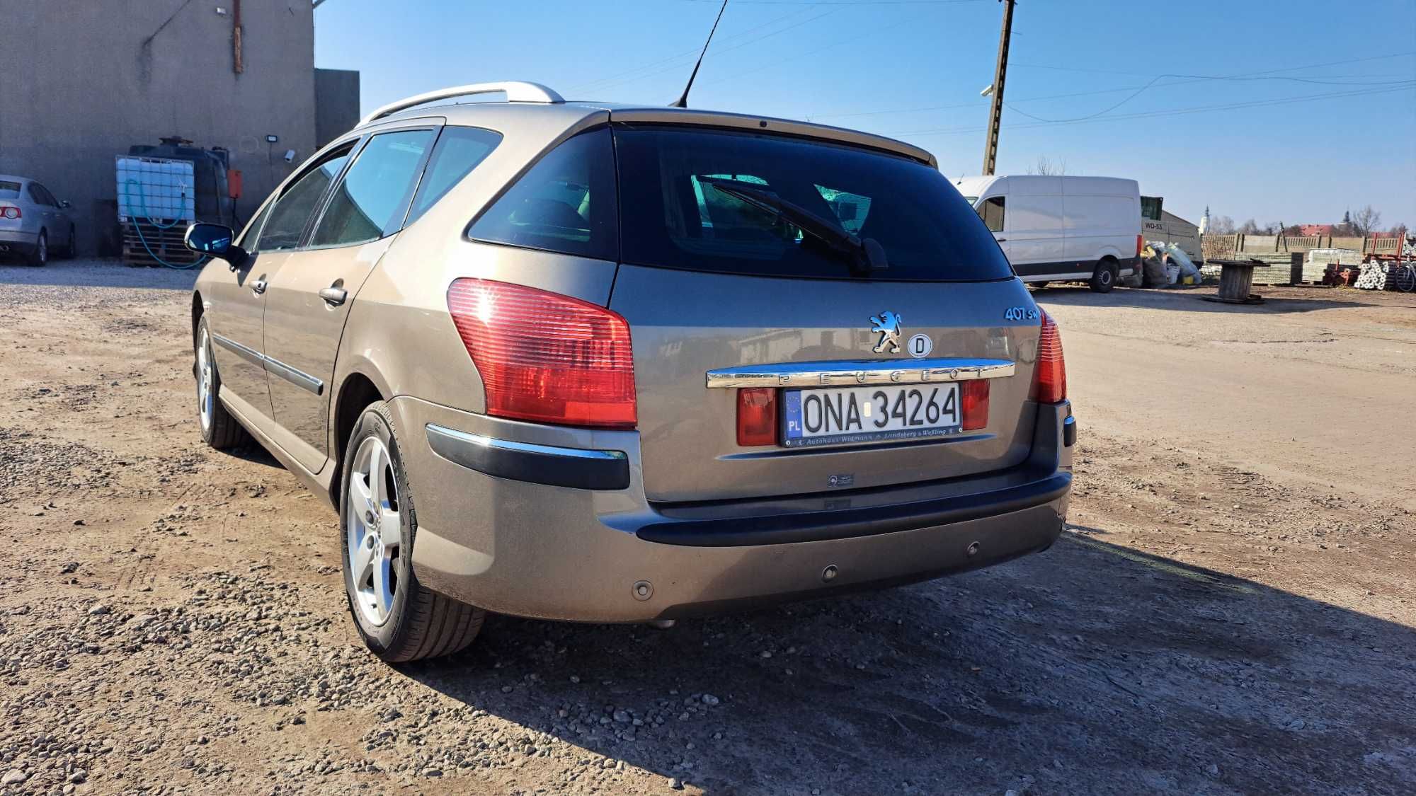 Peugeot 407 Platinum 2.2 Panorama Skóra zarejestrowany z DE