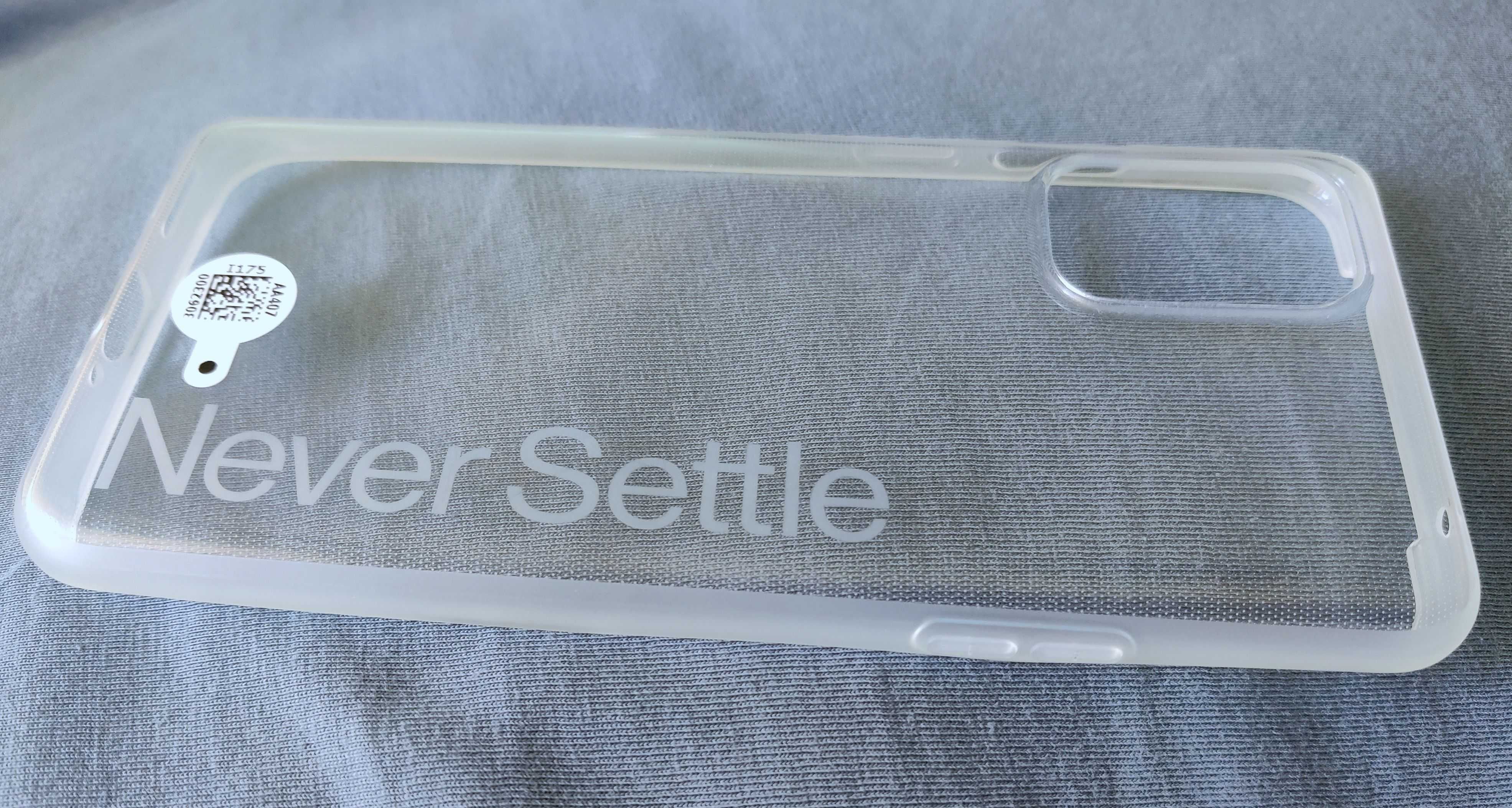 Чехол OnePlus 9R фирменный силиконовый прозрачный