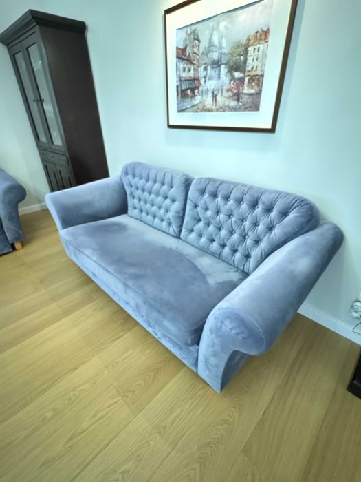 Sofa 3-osobowa nierozkładana styl angielski