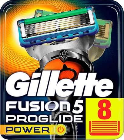 Лезвия кассеты Gillette Fusion Proglide Power ОРИГИНАЛ