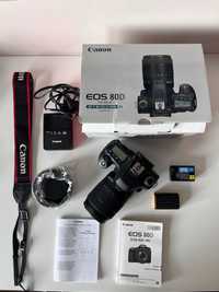 Aparat Canon EOS 80D + Canon EF-S 18-135mm idealny zestaw!
