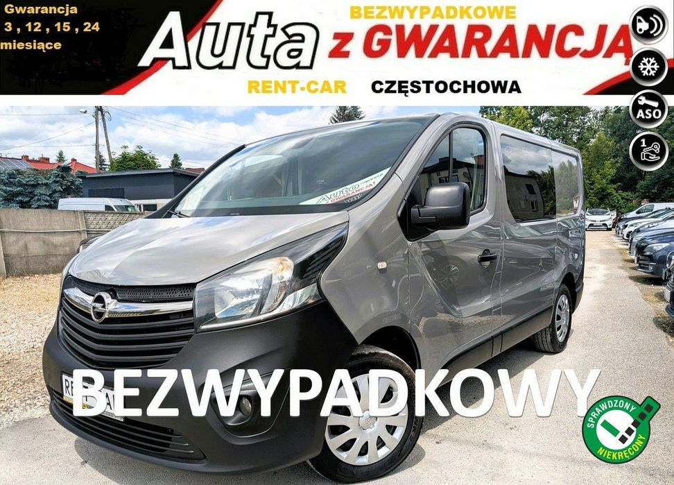 Opel Vivaro  1.6D 6-Osób Holenderka Opłacony Bezwypadkowy Klima*Serwis*GWARANCJA24M