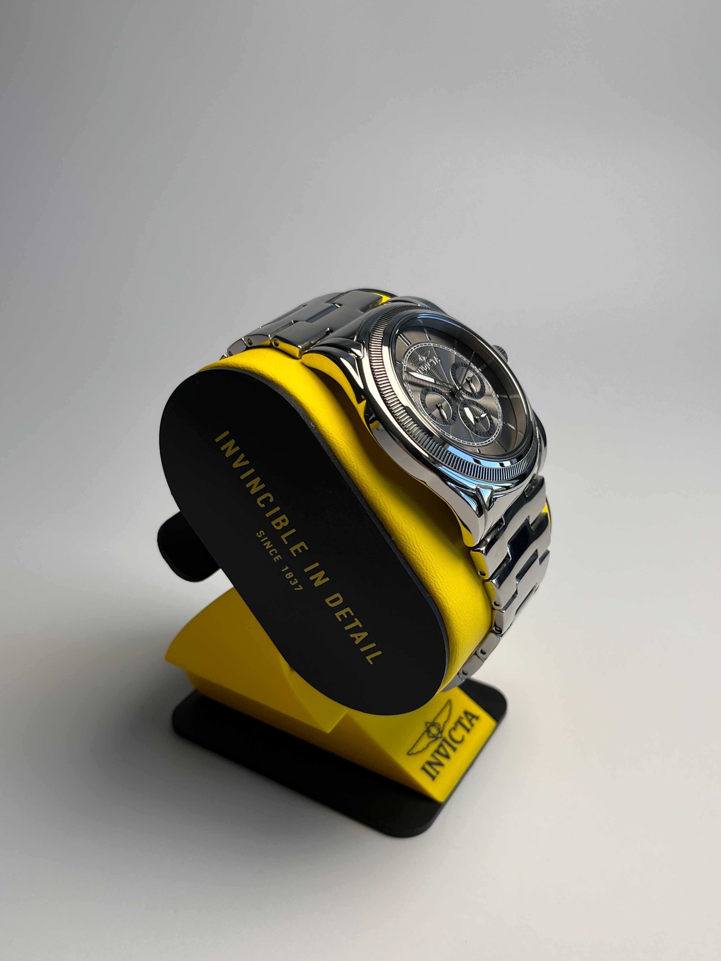 годинник Invicta 46258 Slim, круглий годинник інвікта, часы Ø46мм