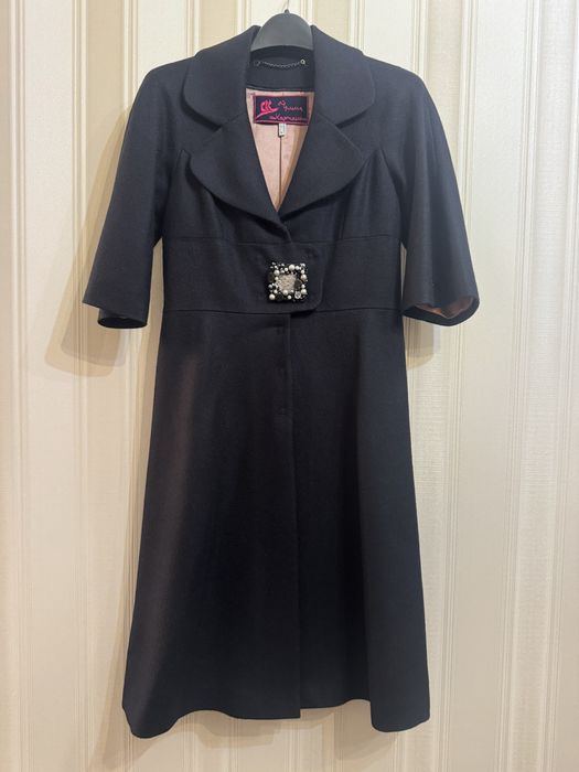 Пальто жіноче українського бренду CIX by Kharchenko чорне, весна/осінь