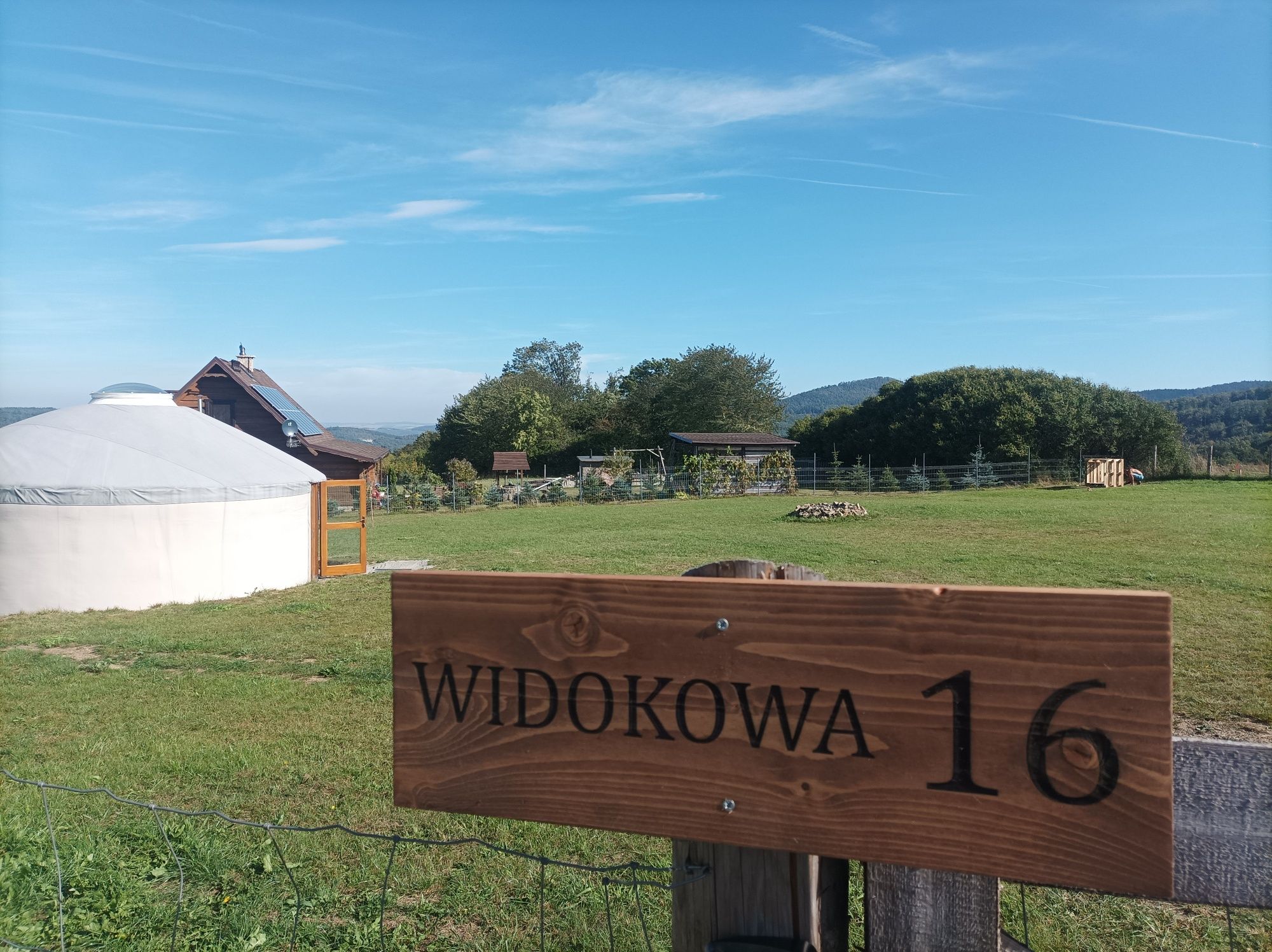 Jurta w Dębowinie, Glamping,działka na wyłączność,góry