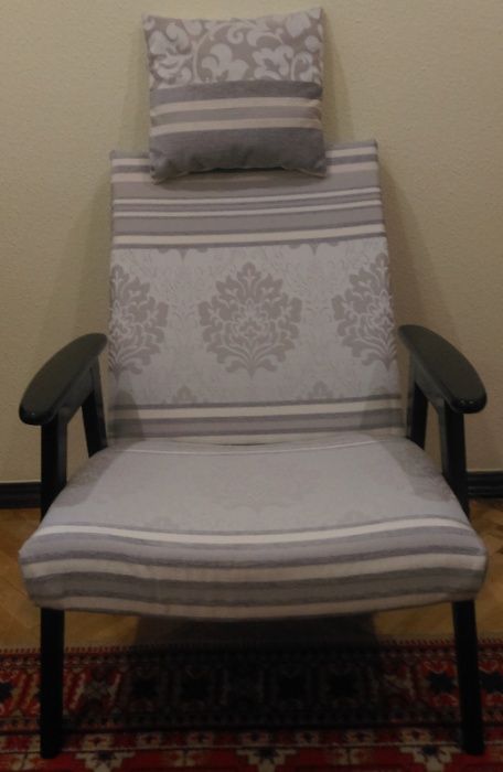 Новое ретро кресло выполненное в стиле Брежневских времен периода СССР