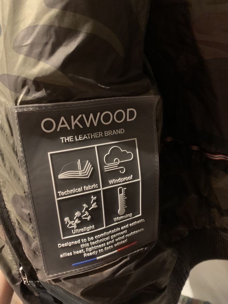 Kurtka skórzana oakwood