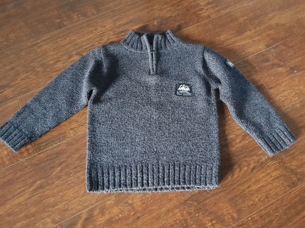Sweter wełniany 116 cm Rebel bluza