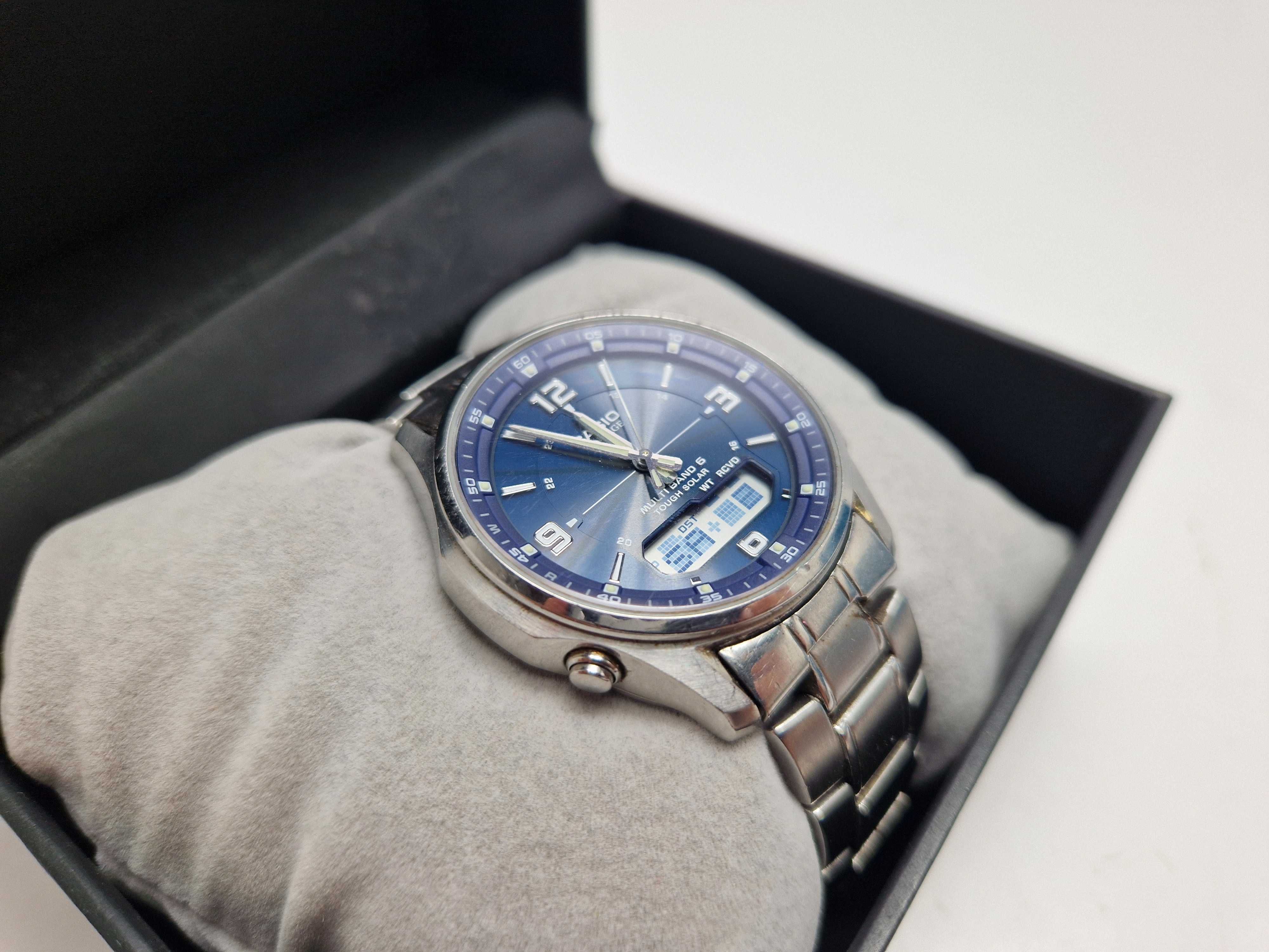 Zegarek męski na Bransolecie Casio LCW-M100DSE szafir wave ceptor