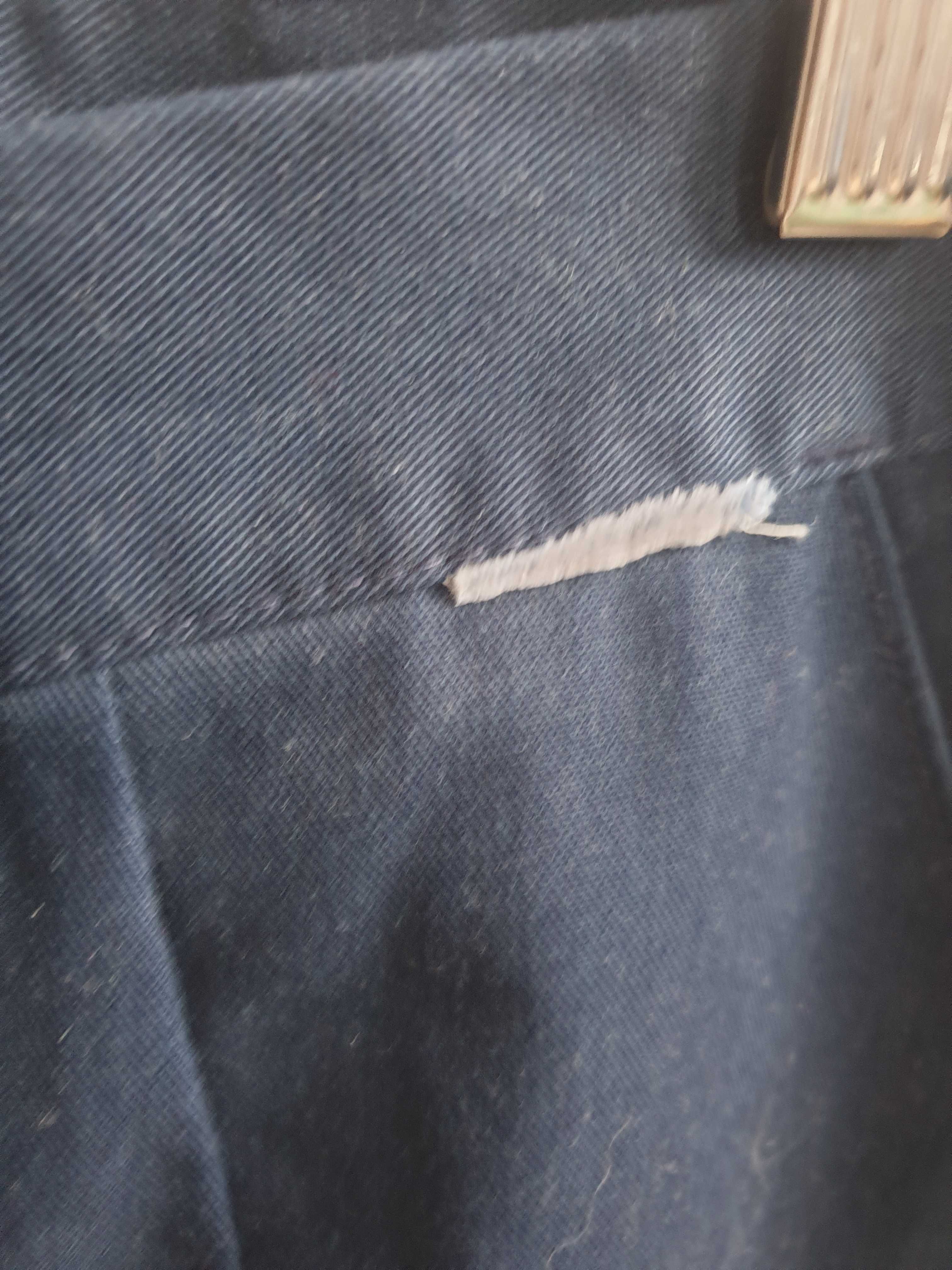 Granatowe spodnie cargo bojówki vintage 40
