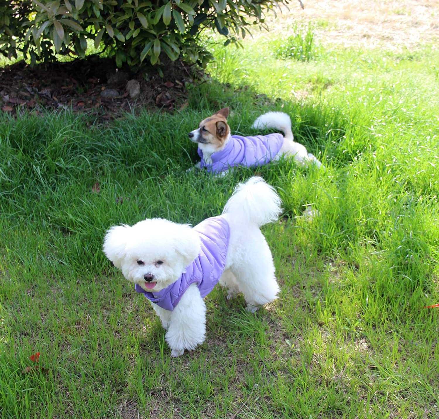 Двошарова тепла куртка для собак з флісовою підкладкою XL