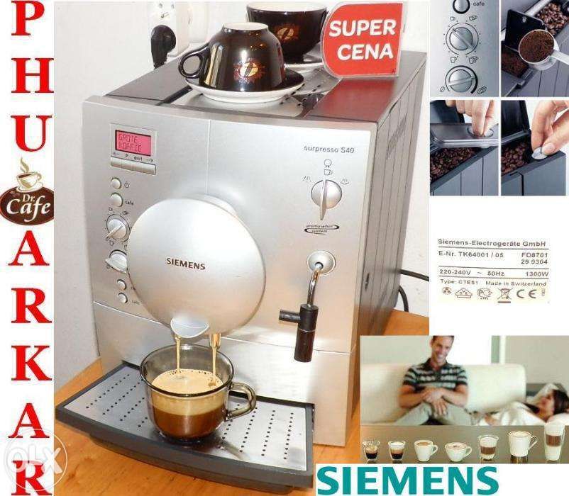 Ekspres do kawy Siemens Supresso s40 z panelem LCD Wrocław
