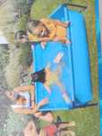Piscina para crianças quadrada
