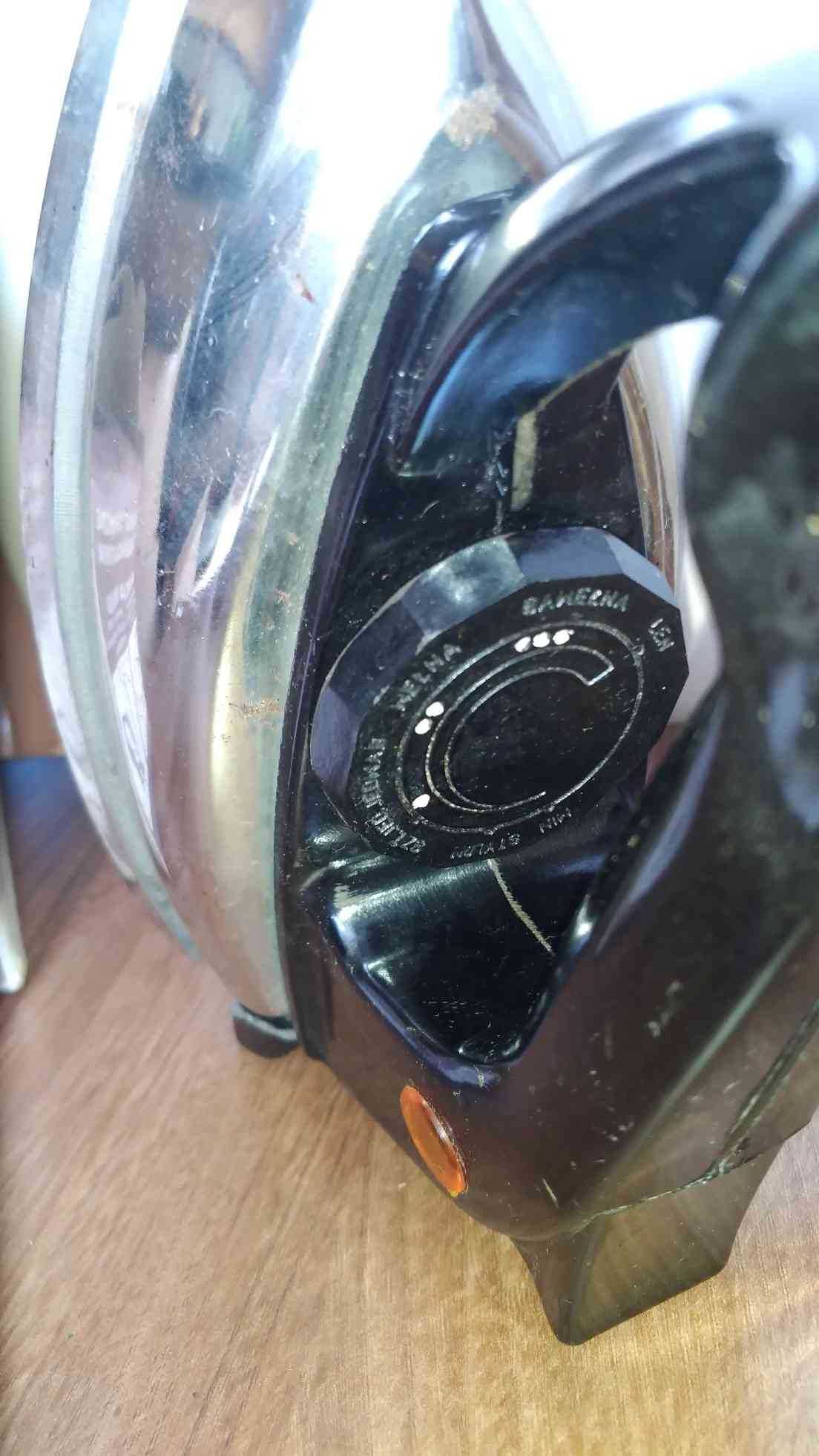 Żelazko elektryczne z termoregulatorem stare 282K 220V 1000W dezamet