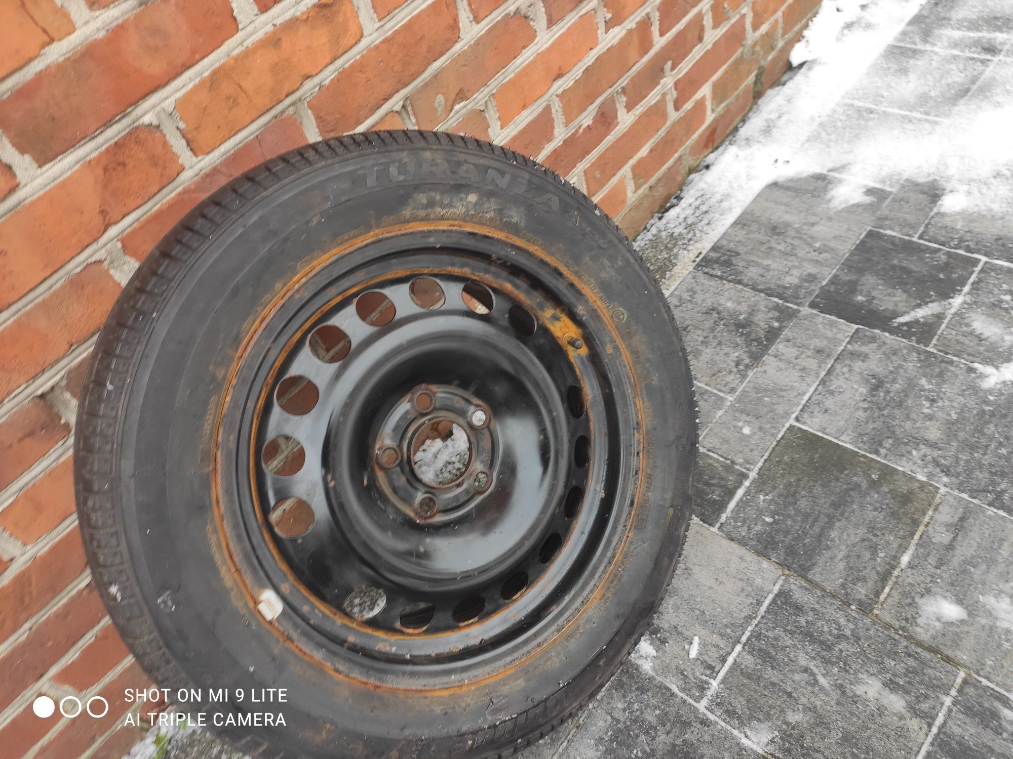 Koło zapasowe zapas 16 Cali 5x110 Vectra C Bridstone Turanza ER30