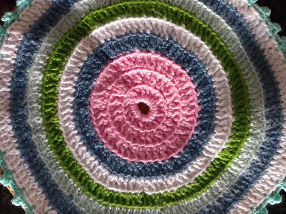 Pegas em crochê para cozinha