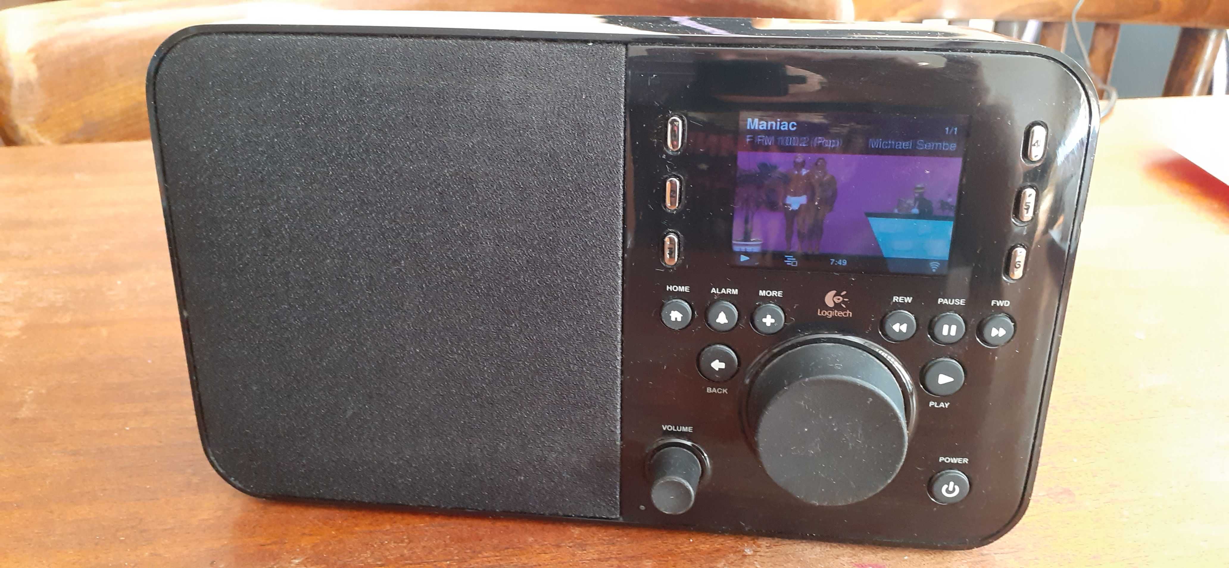 Logitech Squeezebox Radio + pilot + 2 zasilacze (radio internetowe)