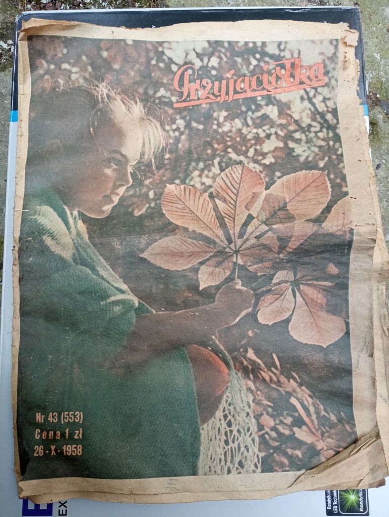 Gazety Przyjaciółka,stare wykroje