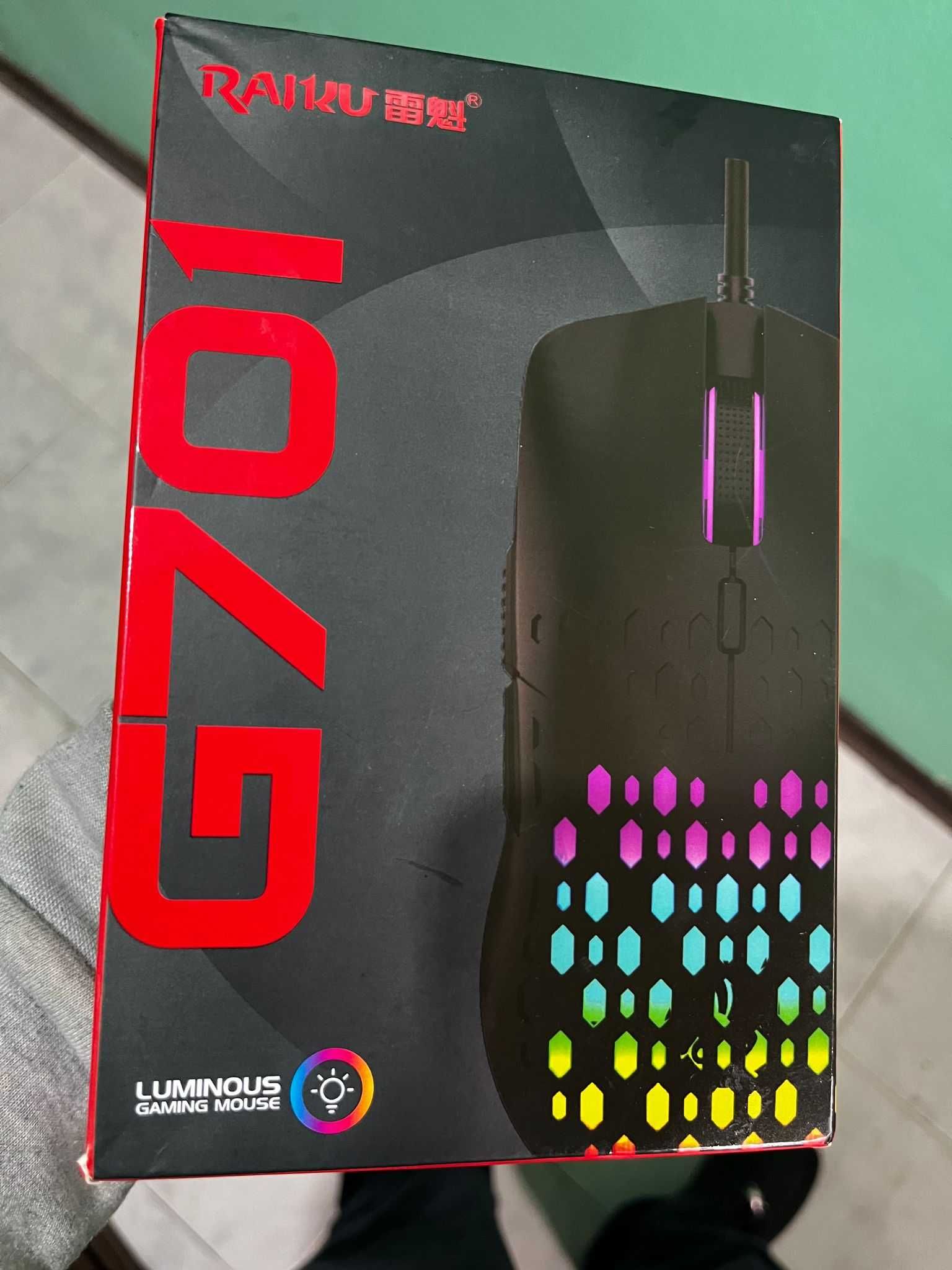 Mouse Gaming Raiku G701 RGB