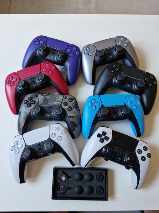 Pad Ps5 Dualsense ORYGINALNY Czarny Bordowy  Fioletowy Biały Moro Edge