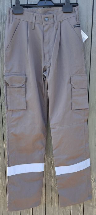 Mascot nowe spodnie robocze 44 szare odblask cargo