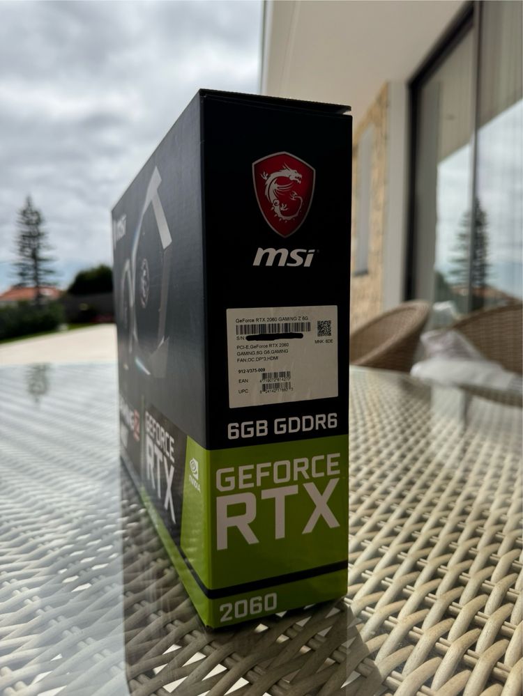 MSI GeForce RTX 2060 Gaming Z 6GB GDDR6 – Impecável