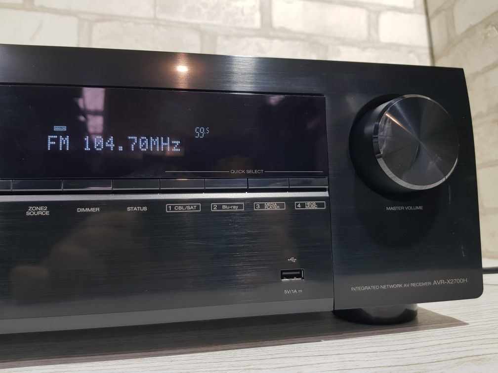 7.2 AV ресивер DENON AVR X2700H,*7x150,HDMI 2.1,WI-FI,BLUETOOTH,8K,USB