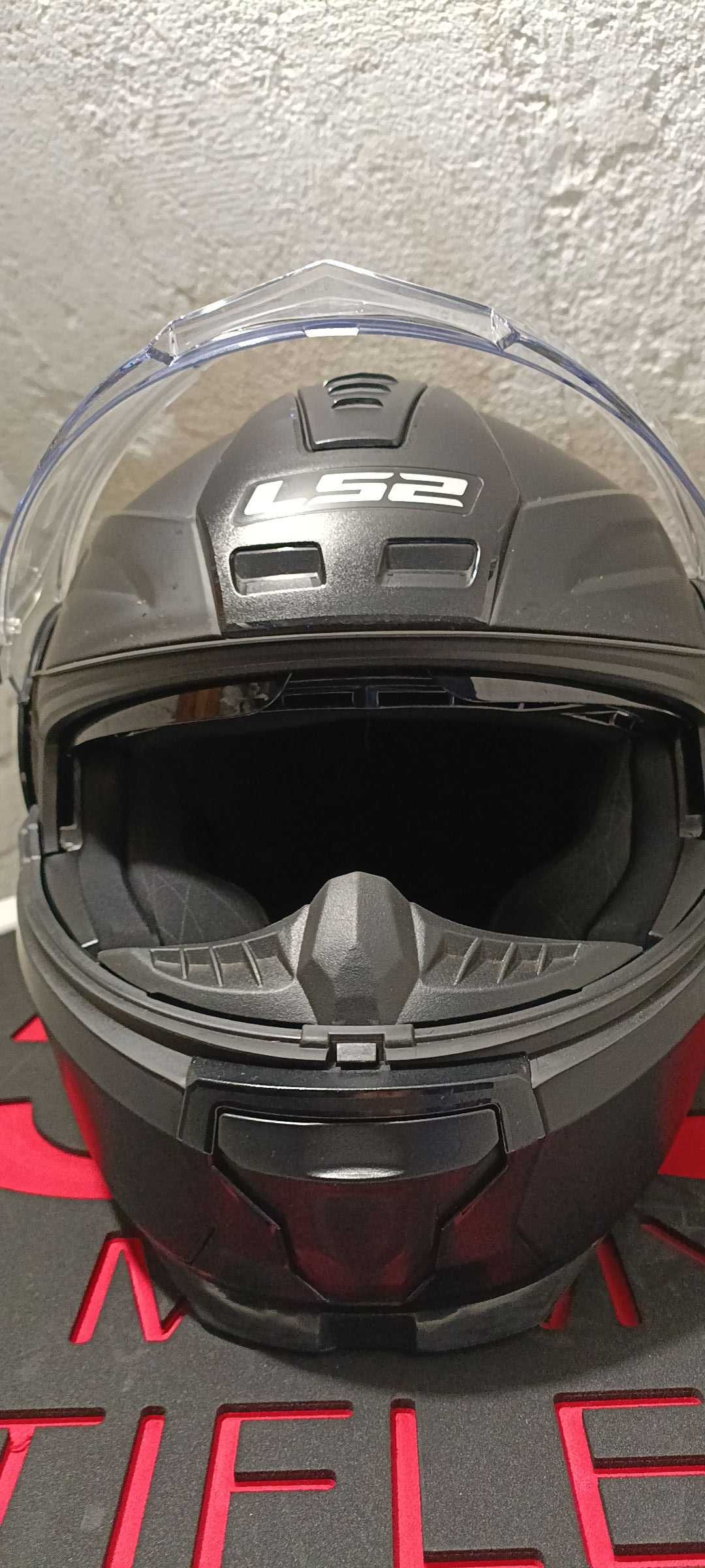 Kask motocyklowy LS2 rozmiar L z blendą i Pinlockiem