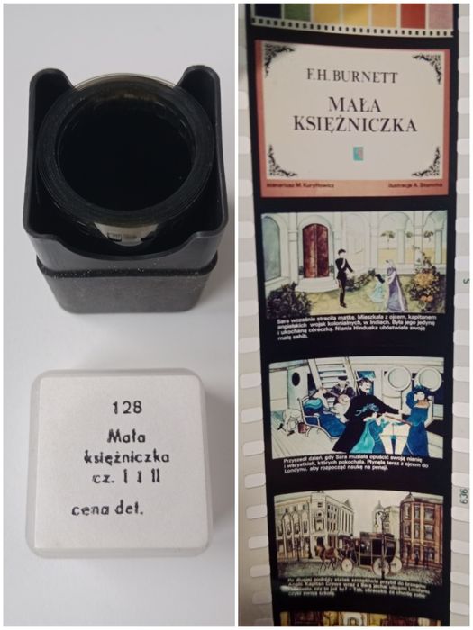 Mała księżniczka klisza do projektora rzutnika bajek prl