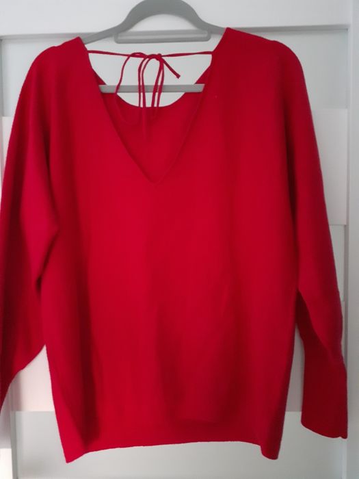 Damski sweterek czerwony