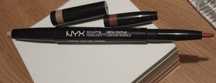 Kredka do brwi 2w1  NYX Sculpt and highlight Brown Contour kolor aubur