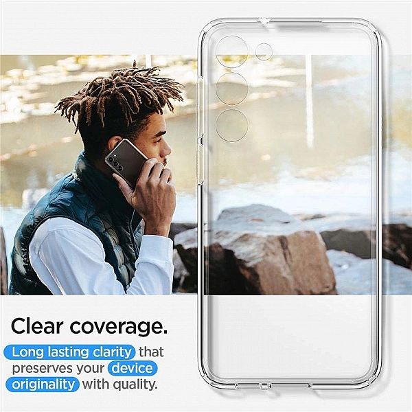 Etui Spigen Ultra Hybrid na Samsung Galaxy S23 - przezroczyste