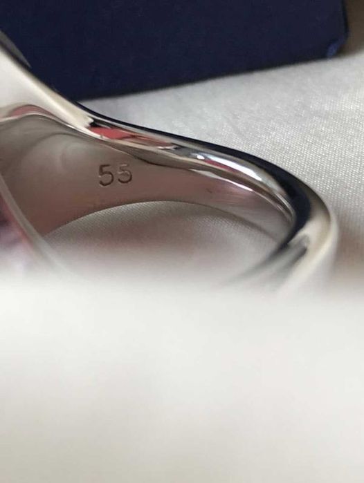 Розкішна каблучка Swarovski Heart Rosaline Satin Ring
