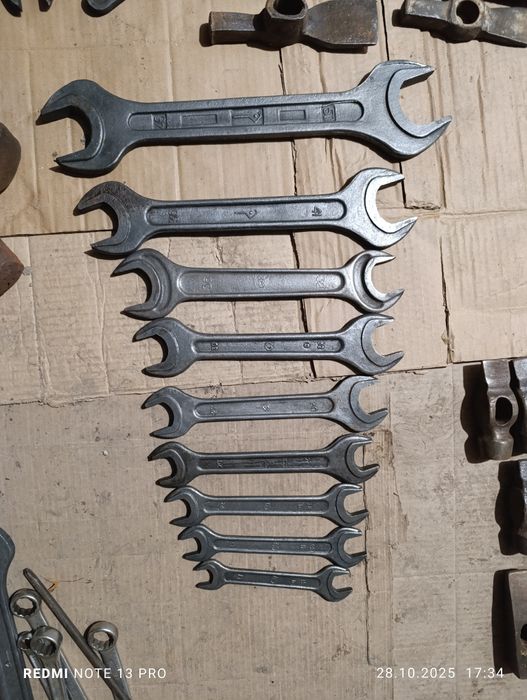 Ключ рожковий, гаечний, торцевий, ступичний, накиданий, балонний