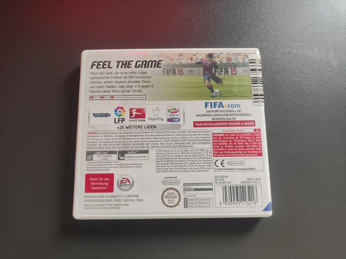Gra FIFA 15 Nintendo 3DS XL 2DS