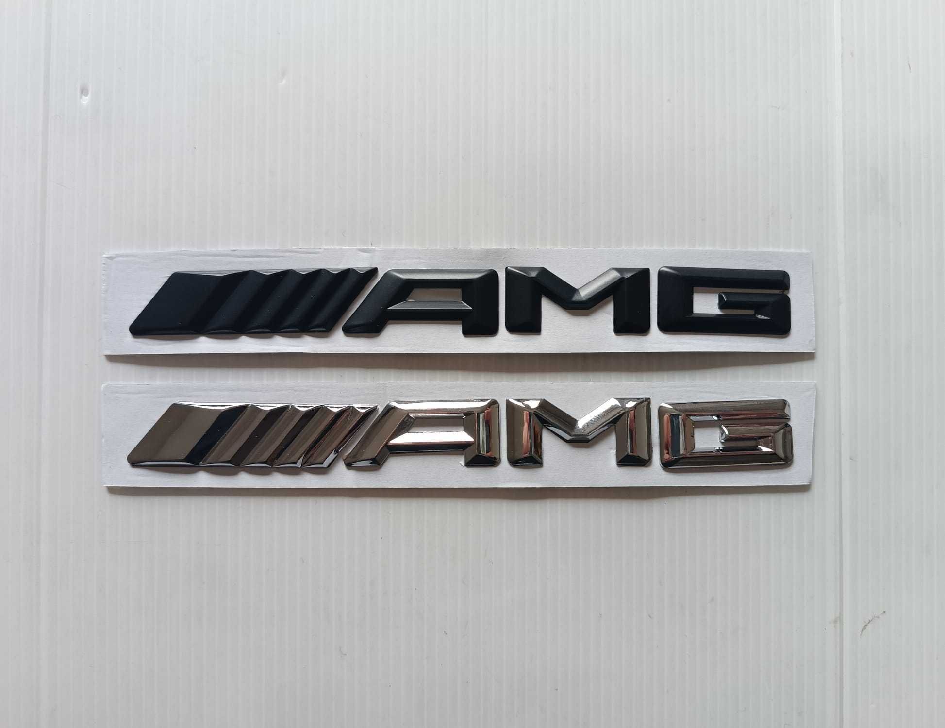 Centros/tampas de jante completos e emblemas Mercedes AMG