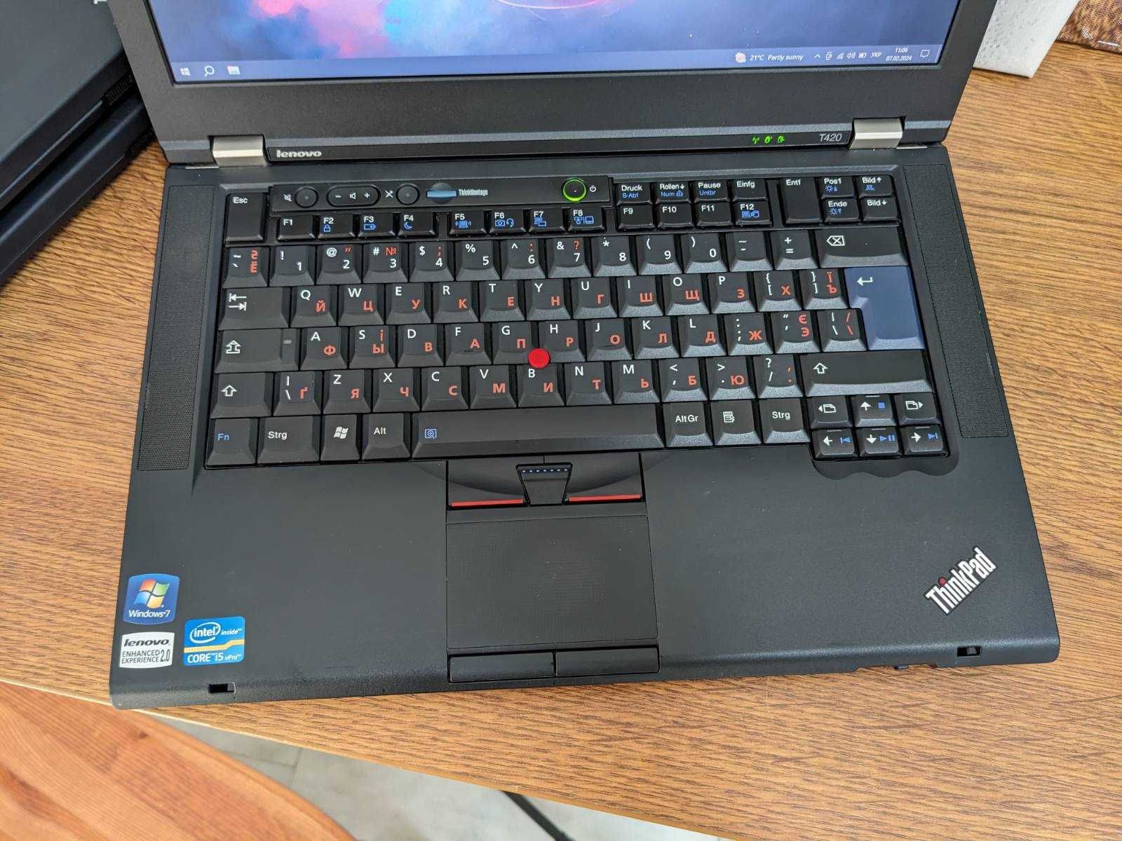 Lenovo ThinkPad T420 - ноутбук для дому, батарея 3+ години роботи