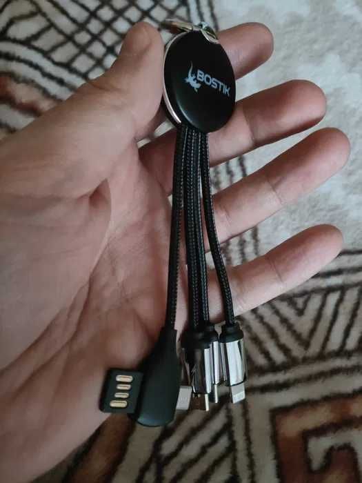 6w1 - Uniwersalny elegancki kabel ładowarki - NOWY (3w1 razy dwa)