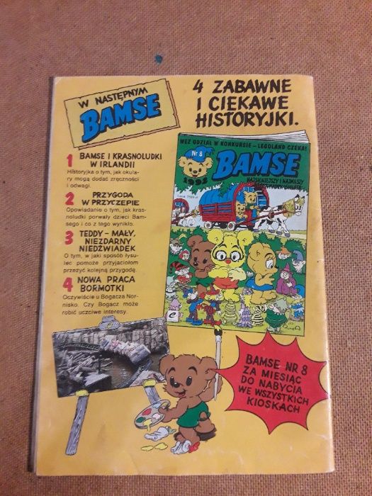 Bamse, 7/1992, unikat !