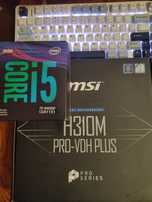 Продам i5 9400f, h310 pro+, 16gb ddr4